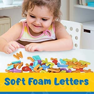 Large Size Alphanumeric Non-Toxic EVA Play MAT Puzzle, Interlocking Puzzle Mat for Kids Educational ABCD Learning Toys Play Mats for Kids